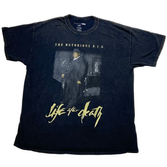 The Notorious Big T-Shirt Life After Death World Tour Shirt Large Double Sided - Picture 1 of 5